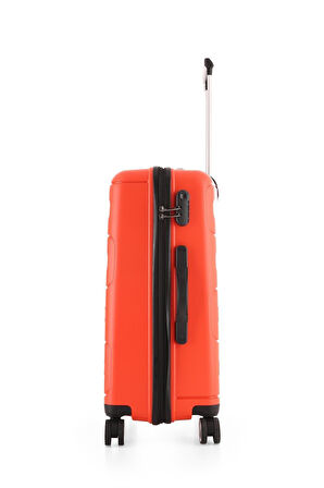 ÇÇS Trolley Polipropilen Unisex Orta Boy Valiz ÇÇS5225 Turuncu
