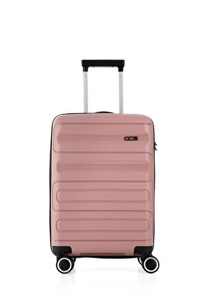 ÇÇS Trolley Polipropilen Unisex Orta Boy Valiz ÇÇS5225 Pudra