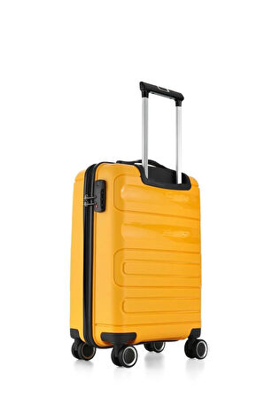 ÇÇS Trolley Polipropilen Unisex Orta Boy Valiz ÇÇS5225 Sarı