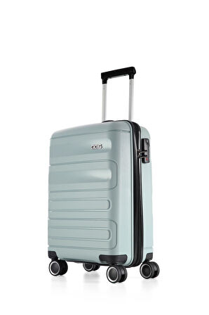 ÇÇS Trolley Polipropilen Unisex Orta Boy Valiz ÇÇS5225 Mavi