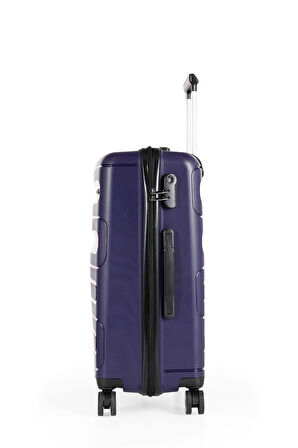 ÇÇS Trolley Polipropilen Unisex Büyük Boy Valiz ÇÇS5225 Lacivert