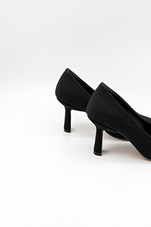 Park Moda Babet Kadın Ayakkabı PM537 Siyah Nubuk