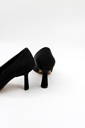 Park Moda Babet Kadın Ayakkabı PM537 Siyah Nubuk