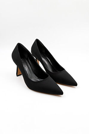 Park Moda Babet Kadın Ayakkabı PM537 Siyah Nubuk