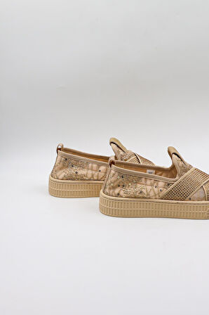 Kriste Bell İthal Kadın Sneaker Ayakkabı KB0512 Altın