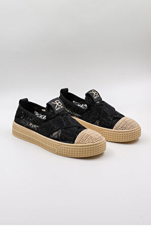 Kriste Bell İthal Kadın Sneaker Ayakkabı KB0512 Siyah