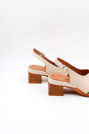 Venüs Kadın Günlük Deri Sandalet VN11510Y Bej