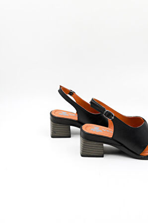 Venüs Kadın Günlük Deri Sandalet VN11510Y Siyah Ç