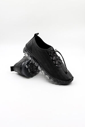 Venüs Kadın Hakiki Deri Günlük Ayakkabı VN401003 Siyah