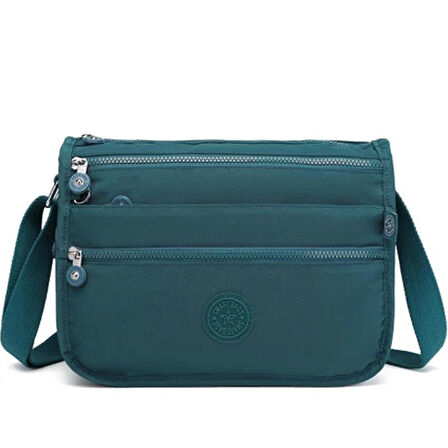 Smart Bags Krinkıl Kumaş Postacı Çantası BC 1128 - Koyu Yeşil