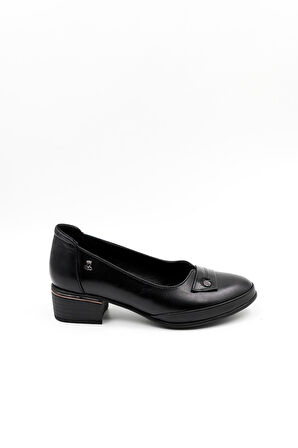 Venüs Kadın Hakiki Deri Günlük Topuklu Ayakkabı VN2312531Y