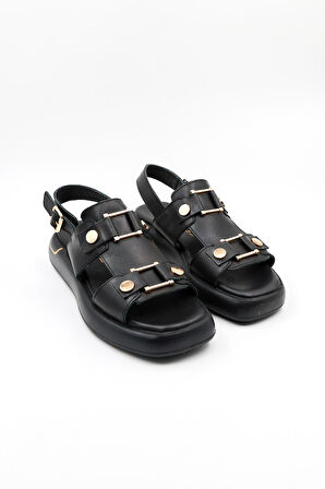 Venüs Kadın Hakiki Deri Günlük Sandalet VN25440007Y