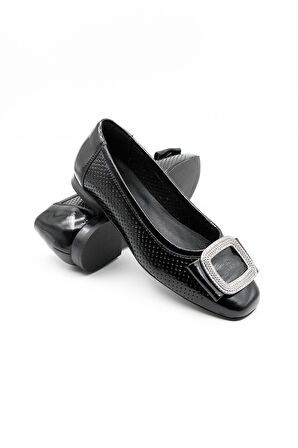 Venüs Kadın Hakiki Deri Günlük Şık Babet VN11103