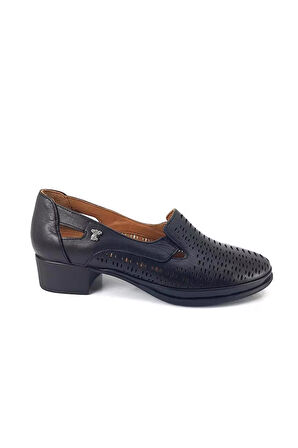 Venüs Kadın Hakiki Deri Kısa Topuklu Rahat Kadın Ayakkabı VN1709260Y