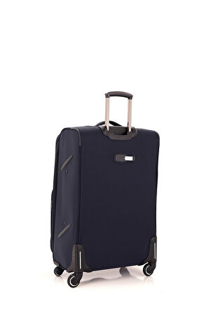 Mçs Lüx Kumaş Büyük Boy Valiz V117 - Lacivert