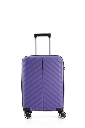 ÇÇS Trolley Polipropilen Unisex Kabin Boy Valiz ÇÇS5224 - Mor