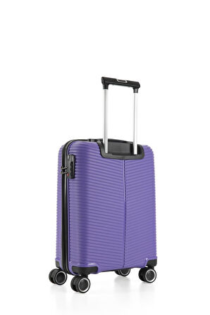 ÇÇS Trolley Polipropilen Unisex Kabin Boy Valiz ÇÇS5224 - Mor