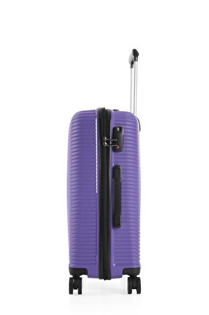 ÇÇS Trolley Polipropilen Unisex Büyük Boy Valiz ÇÇS5224 - Mor