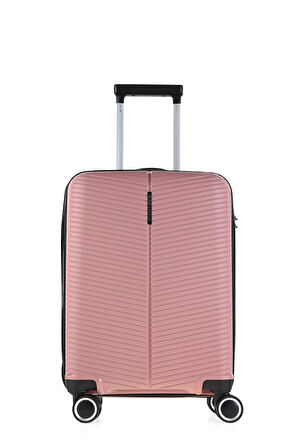 ÇÇS Trolley Polipropilen Unisex Büyük Boy Valiz ÇÇS5224 - Pudra