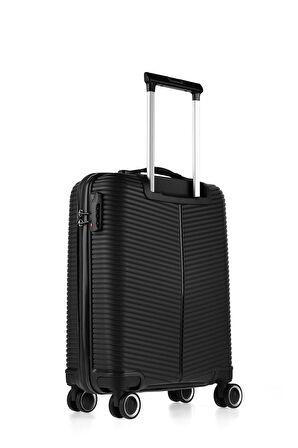 ÇÇS Trolley Polipropilen Unisex Büyük Boy Valiz ÇÇS5224 - Siyah