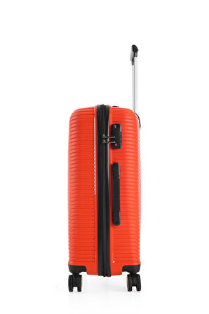 ÇÇS Trolley Polipropilen Unisex Orta Boy Valiz ÇÇS5224 - Turuncu