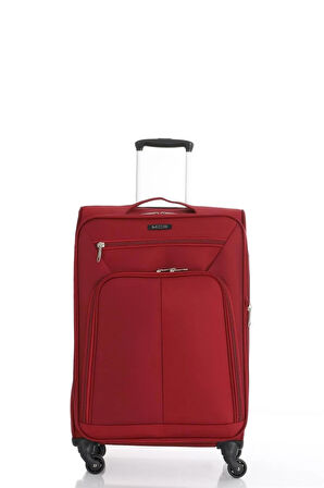 Mçs V116 Lüx Kumaş Orta Boy Valiz  V116 - Bordo