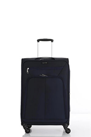 Mçs V116 Lüx Kumaş Büyük Boy Valiz  V116 - Lacivert