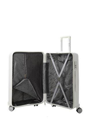 Mçs V374 Ultra Hafif Plastik Materyal Polipropilen Büyük Boy Valiz