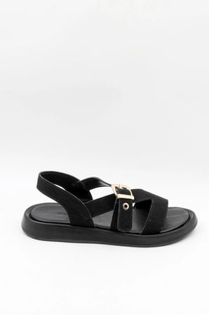 Park Moda Kadın Yarma Süet Sandalet PM 543 - K854