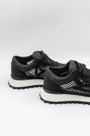 KristeBell Ultra Hafif Bağcıklı Taş Detaylı İthal Spor Ayakkabı K262 - 1027 Y