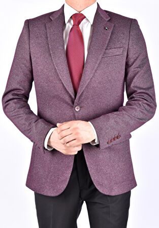 ROSSİ 4762 LİKRALI SPOR CEKET /BORDO/50