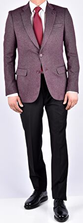 ROSSİ 4762 LİKRALI SPOR CEKET /BORDO/54