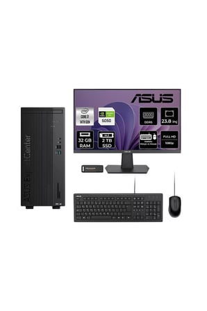 Expertcenter D501MER i7 14700 32GB 2TB SSD RTX5050/8GB FDOS Masaüstü Bilgisayar + 23.8" Monitör