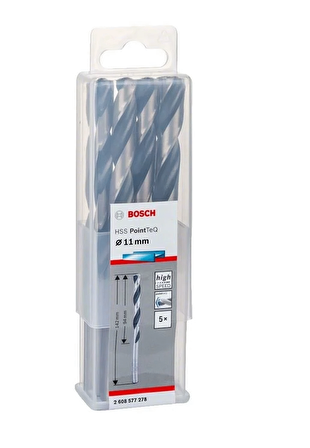 Bosch - HSS-PointeQ Metal Matkap Ucu 11,0 mm 5'li