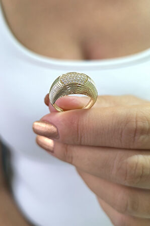 Altın Parmak İzi Yüzük