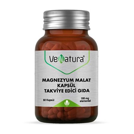 Venatura Magnezyum Malat 60 Kapsül 100mg