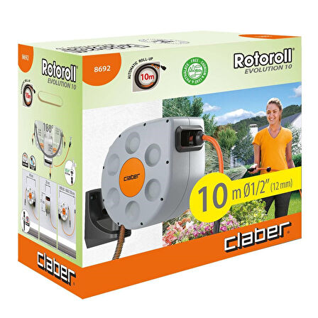 Claber 8692 Rotoroll Kasetli Hortum Makarası