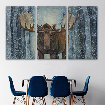 Ormandaki Geyik Tablosu-6644