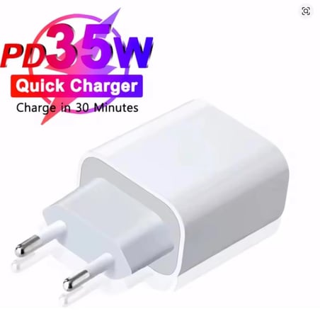 İphone 15 Pro Max Uyumlu Şarj Adaptörü 35 Watt