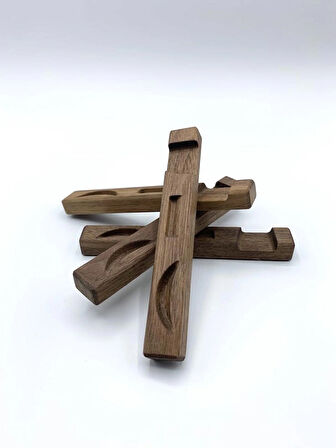 Ahşap Sofra Duzenleyici 4 lu çatal kaşık bıçak seti 