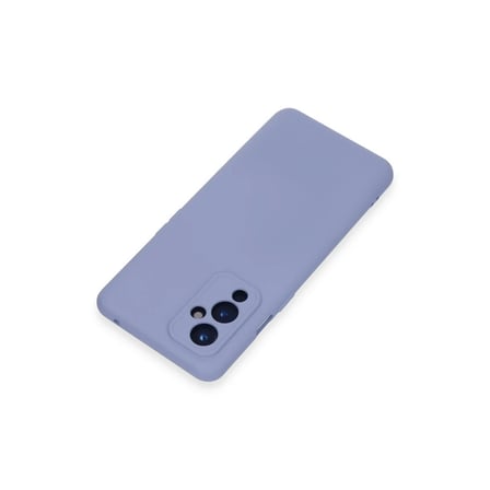 One Plus 9 Kılıf Nano içi Kadife Silikon - Lila