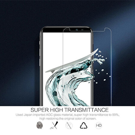 Microsonic Huawei Mate 10 Lite Temperli Cam Ekran koruyucu Kırılmaz film