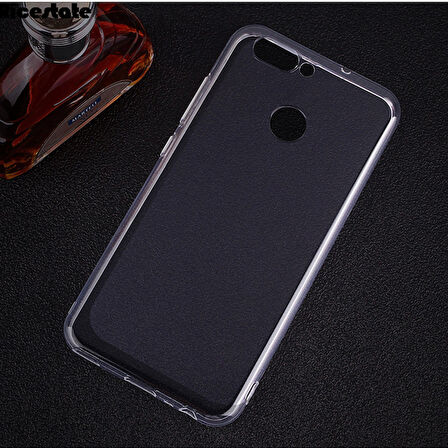 Microsonic Huawei P Smart Kılıf Transparent Soft Beyaz