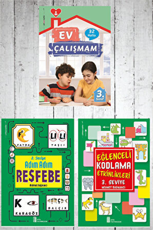 3.Sınıf Ev Çalışmalarım+Kodlama+Resfebe