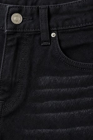 Erkek Çocuk Bıyık Detaylı Likralı Kot Pantolon PNT6016
