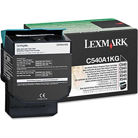 Lexmark C540-C540A1KG Siyah Spot Orjinal Toner