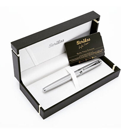 Kişiye Özel Scrikss Marka Mat Krom Roller Kalem