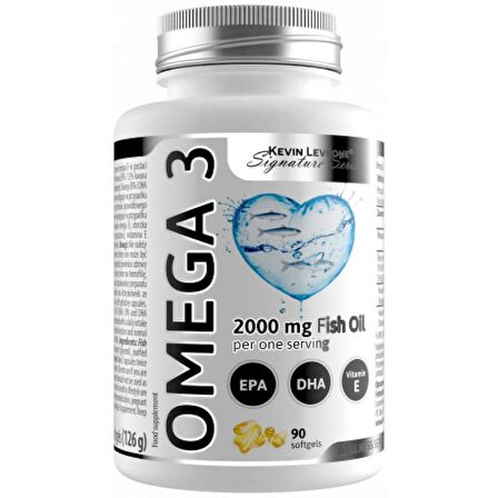 KEVIN LEVRONE Levrone Omega 3 / Fish Oil / 90 Softgels