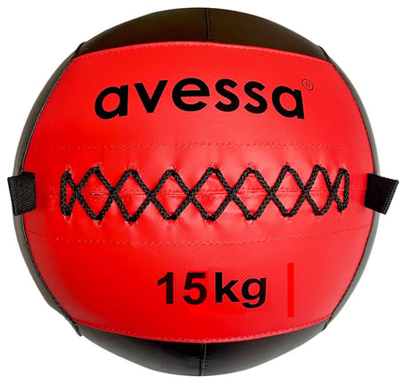 Özel Seri Salon Kuvvet Antrenman DST-15 kg Deri Sağlık Topu 15 kg