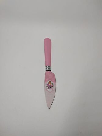 Dekoratif Çiçek Baskılı Mini Peynir Bıçağı 20 cm Mini Cheese Bıçağı Knife